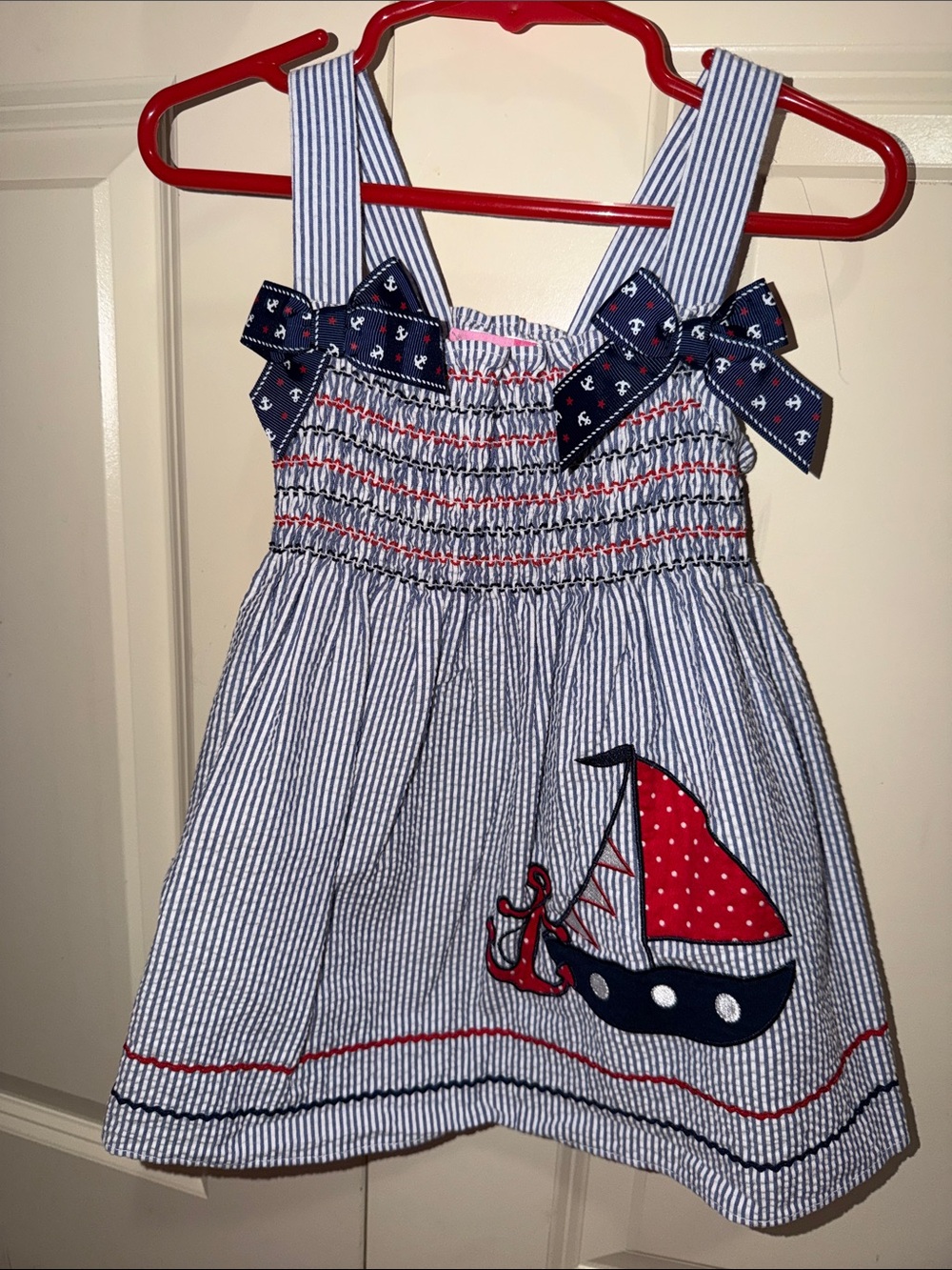 Good Lad Striped Sundress with Pink Brand Tag